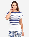 Blusa rayas manga corrida San Blas