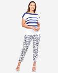 Blusa rayas manga corrida San Blas