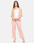 Twin Fix estampado floral manga 3/4 Salvatierra