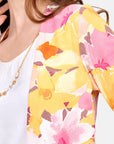 Twin Fix estampado floral manga 3/4 Salvatierra