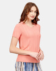 Blusa tejida con puntada Arteaga