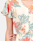 Vestido estampado floral Candela
