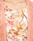 Twin fix calado con estampado Mazunte