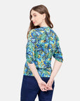 Blusa estampada Manga corta Cadereyta