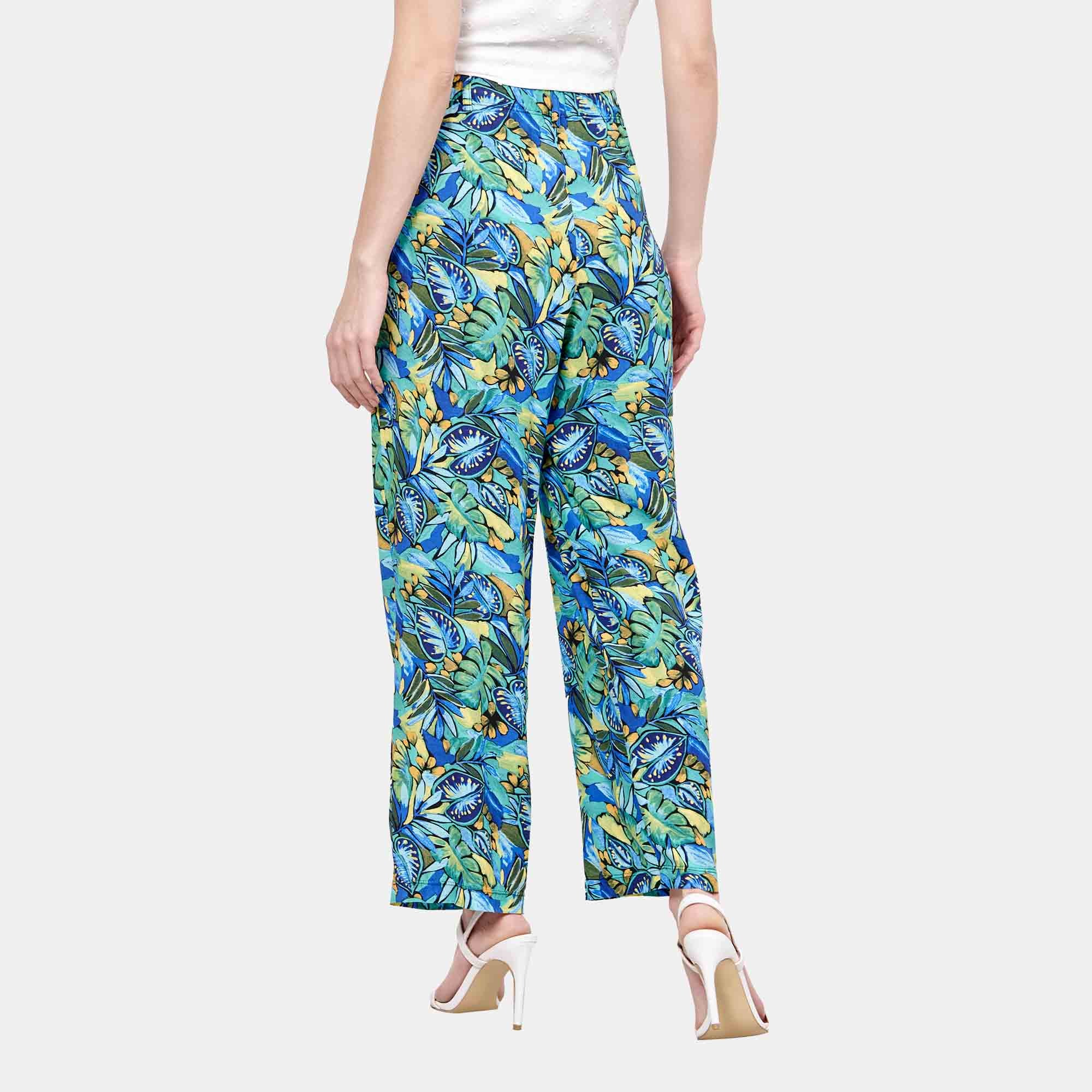 Pantalón estampado con bolsas Cadereyta