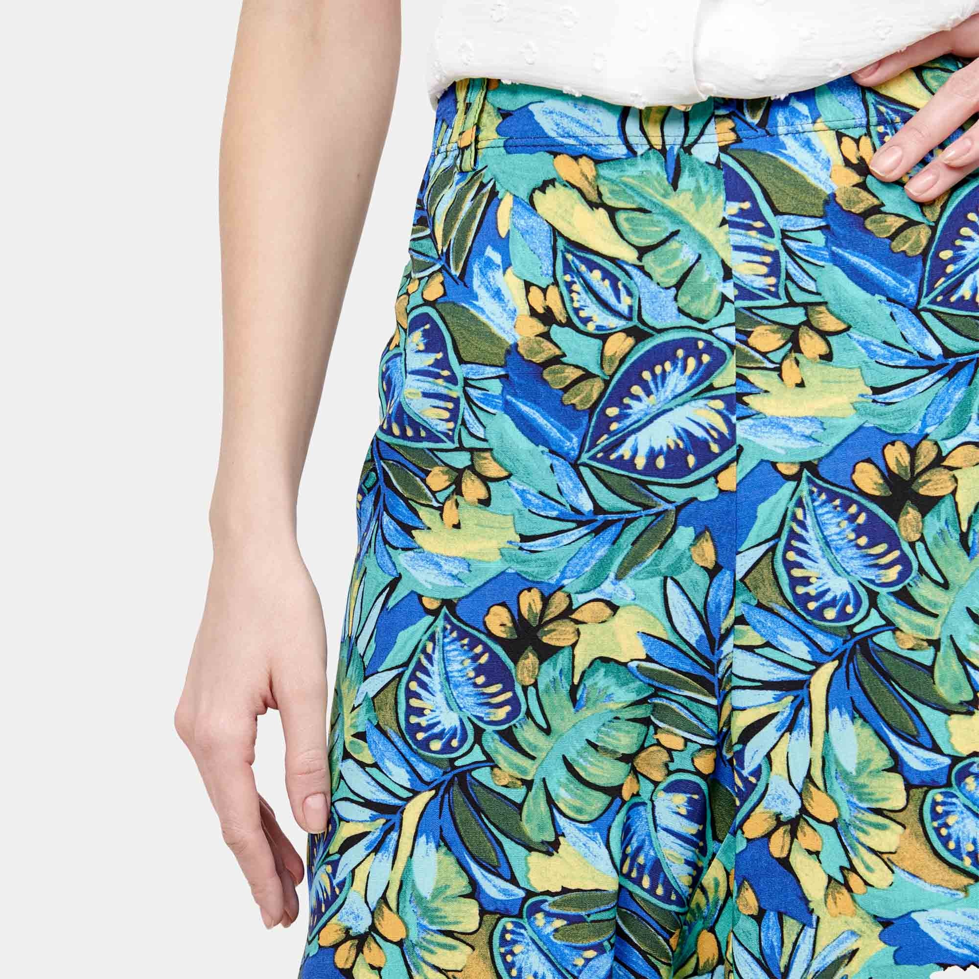 Pantalón estampado con bolsas Cadereyta