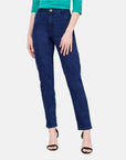 Jeans pretina con botón Cadereyta