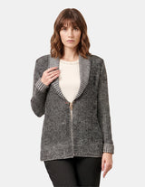 Chaqueton con puntada perla negra