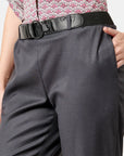 Pantalón con bolsas y cinturon Marquesa