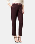 Pantalón jaspe con cinturon Marquesa