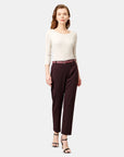 Pantalón jaspe con cinturon Marquesa