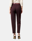Pantalón jaspe con cinturon Marquesa