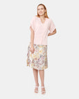 Blusa rosa con manga mariposa Mary Rose
