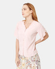 Blusa rosa con manga mariposa Mary Rose