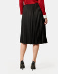 Falda suede plisada La pinta