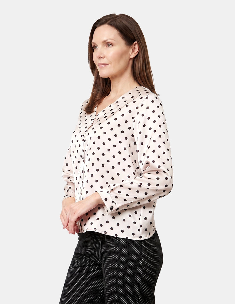 Blusa manga larga estampado