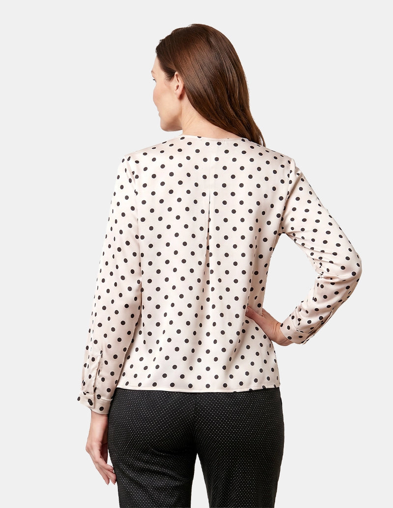 Blusa manga larga estampado