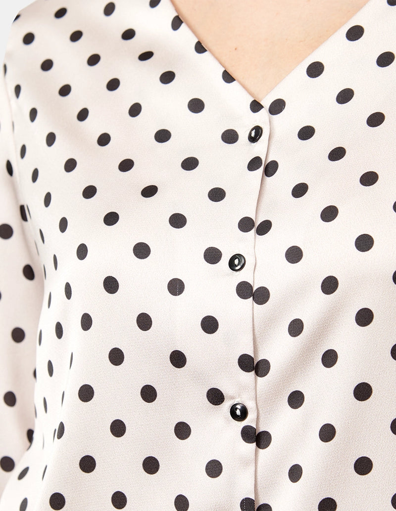 Blusa manga larga estampado