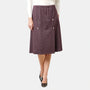 Falda corte A con botones Marquesa