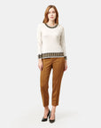 Blusa con tablones y boton Bounty