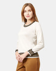 Blusa con tablones y boton Bounty