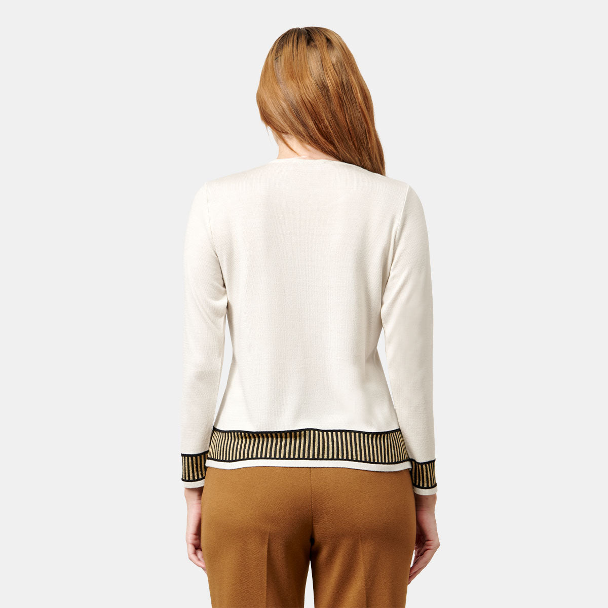 Blusa con tablones y boton Bounty