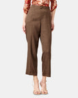 Pantalón recto con botón La Glorichu