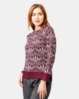 Tunica jacquard manga larga Marquesa