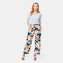 Pantalón estampado con hebilla Calypso