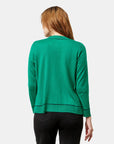 Cardigan cuello redondo mga larga ranger