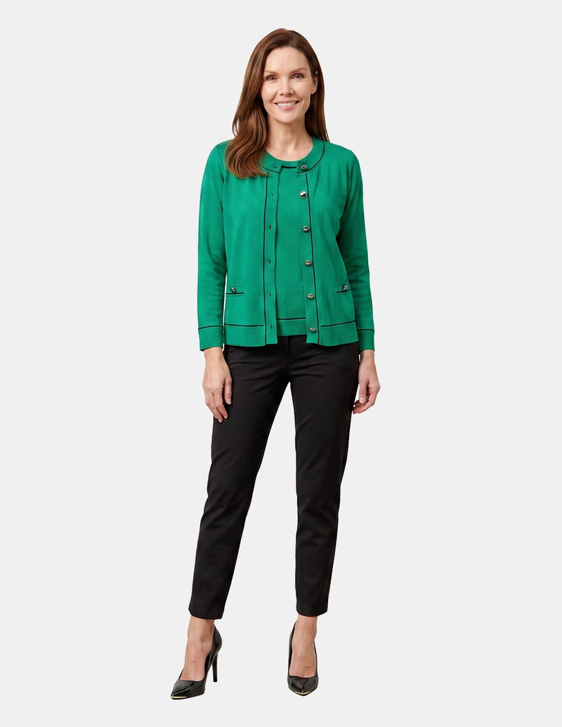 Cardigan cuello redondo manga larga Ranger