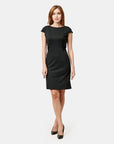 Vestido manga corta Perla Negra