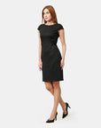 Vestido manga corta Perla Negra