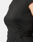 Vestido manga corta Perla Negra