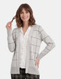 Cardigan manga larga tejido ligero con textura Bounty