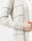 Cardigan manga larga tejido ligero con textura Bounty