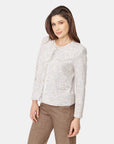 Saco Tweed con bolsas Aurora