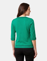 Blusa con detalle detalles tonos negros
