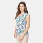 Top estampado con aberturas Carroll
