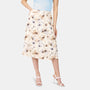 Falda con botones Cintura elastica Aurora