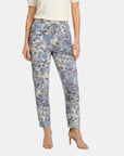 Pantalon estampado con jareta complementos