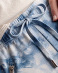 Pantalon estampado con jareta complementos