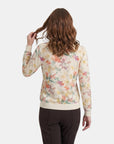 Cardigan estampado manga larga complementos