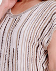 Blusa punto escote ojal leah