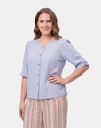 V67702 - Blusa abertura María Curvy