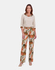 Pantalon estampado marmol Isabel