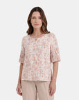 Blusa estampado cuello v Maeli