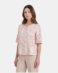 Blusa estampado cuello v Maeli