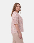 Blusa estampada cuello v maeli Curvy