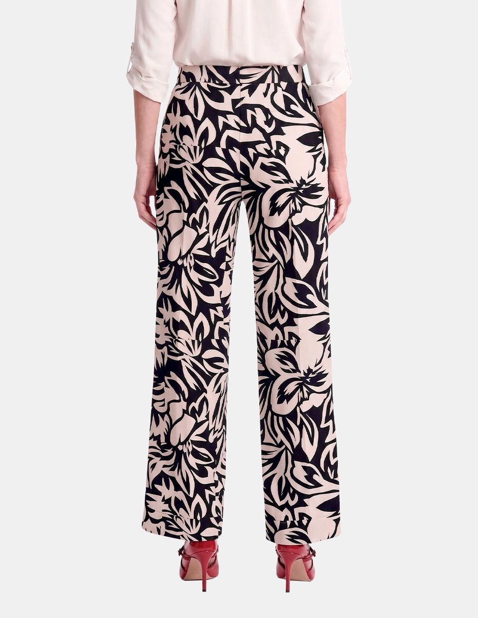 Pantalón con estampado de flores Celyn
